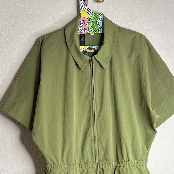 Lululemon lab Zip-Front Collared Romper size 12 W1DHPS - Picture 7 of 7